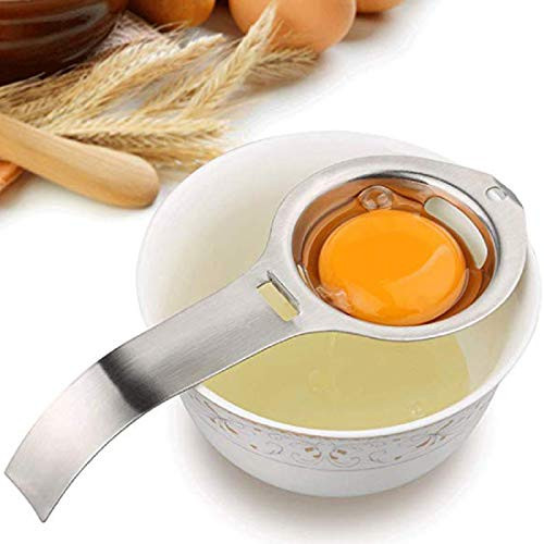 Egg SeparatorEgg Yolk White Separator Egg Extractor Food Grade Stainless Steel Egg Sieve