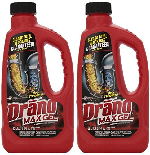 Drano 00117-2PK Max Clog Remover (Pack of 2), 32 oz