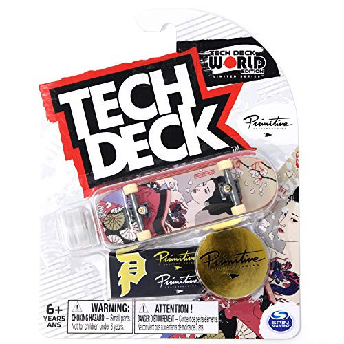 Mini Fingerboards TD World Editon Limited Series Primitive Skateboards Nick Tucker Geisha Complete Deck