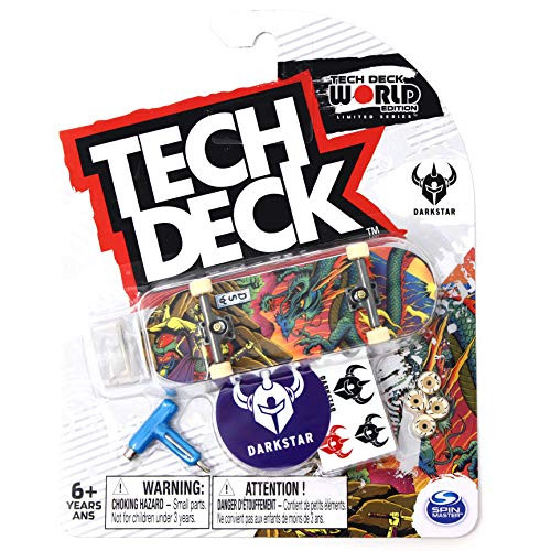 Mini Fingerboards TD World Editon Limited Series Darkstar Skateboards Rare Blacklight Complete Deck Mini Fingerboards TD World Editon Limited Series Darkstar Skateboards Rare Blacklight Complete Deck