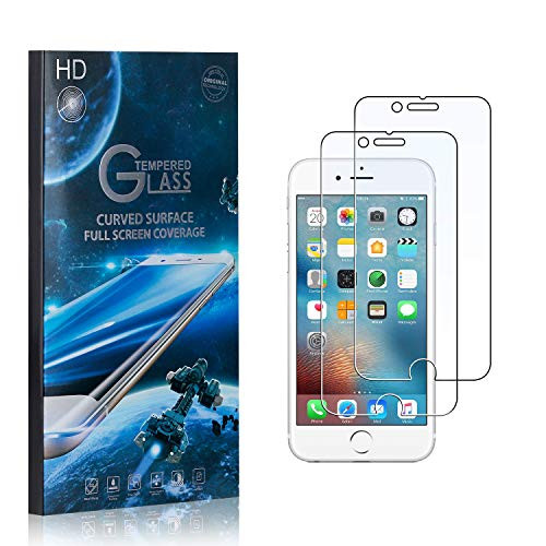 Bear Village Screen Protector for iPhone 6 PlusiPhone 8 PlusiPhone 7 Plus Anti Scratch Anti Fingerprint Tempered Glass Screen Protector Film for iPhone 6s PlusiPhone 6 Plus 2 Pack