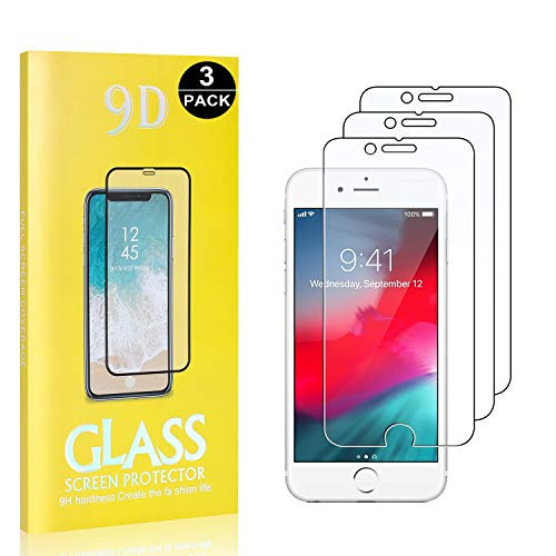 Bear Village Screen Protector for iPhone 6 PlusiPhone 8 PlusiPhone 7 Plus Tempered Glass Bubble Free Anti Scratch Screen Protector Film for iPhone 6s PlusiPhone 6 Plus 3 Pack