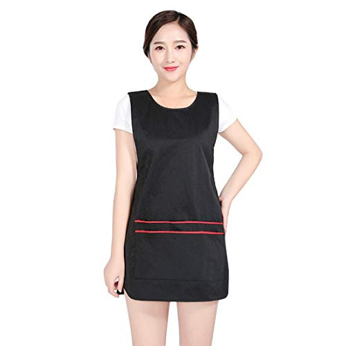 Saien Hairdresser Apron Hair Stylist Smocks Salon Aprons Waiters Sleeveless Workwear Vest Black Saien Hairdresser Apron Hair Stylist Smocks Salon Aprons Waiters Sleeveless Workwear Vest Black