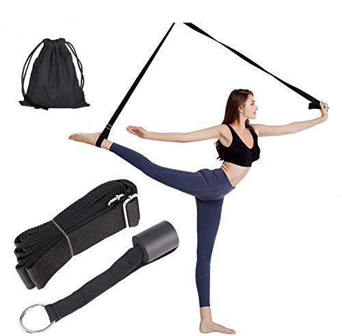 Sinrextraonry Stretching Leg Strap Door Flexibility Adjustable Leg Stretcher Lengthen Ballet Stretch Band Door Anchor Great for Ballet Yoga Cheer Dance Gymnastics