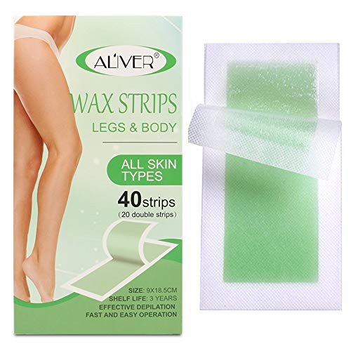 Wax Strips Hair Remover for Face Arms Legs Underarm Hair Eyebrow Body Bikini Brazilian Hair Removal 40 Strips Wax Strips Hair Remover for Face Arms Legs Underarm Hair Eyebrow Body Bikini Brazilian Hair Removal 40 Strips