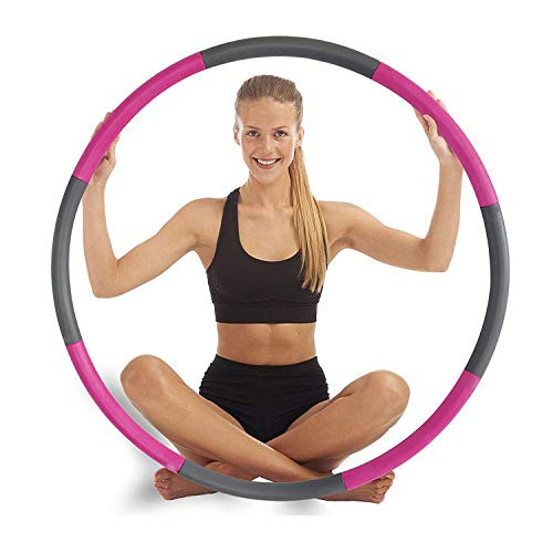 Potok Weighted Hoola Hoops Exercise Removable Multiple Assembly Design Professional Fitness Hoola Hoop for Exercise Weight Loss Burning Fat Home Workout Hoola Hoops for Adults Potok Weighted Hoola Hoops Exercise Removable Multiple Assembly Design Professional Fitness Hoola Hoop for Exercise Weight Loss Burning Fat Home Workout Hoola Hoops for Adults