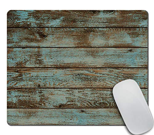Amcove Rustic Old Barn Wood Mousepad NonSlip Rubber Gaming Mouse Pad Rectangle Mouse Pads for Computers Laptop