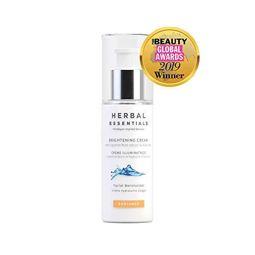 Herbal Essentials Brightening Cream With Liquorice Root Extract  Aloe Vera Soothe Soften  Gently Revitalise Your Skin Includes Vitamin Rich Aloe Vera Premium Skincare 50ml
