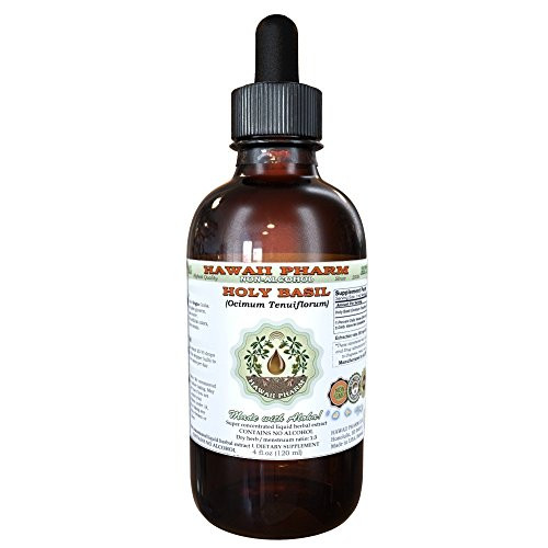 Holy Basil AlcoholFree Liquid Extract Organic Holy Basil Ocimum tenuiflorum Dried Leaf Glycerite 4 oz Holy Basil AlcoholFree Liquid Extract Organic Holy Basil Ocimum tenuiflorum Dried Leaf Glycerite 4 oz