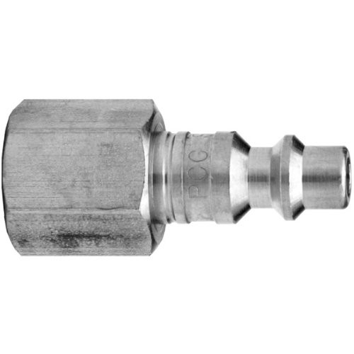 Dixon Valve DCP26 Steel Air Chief Industrial Interchange Air Fitting QuickConnect Plug 38 Coupling x 38 NPT Female Thread 70 CFM Flow Rating