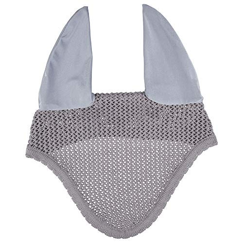 Horze Turner Ear Net Polar Gray Pony