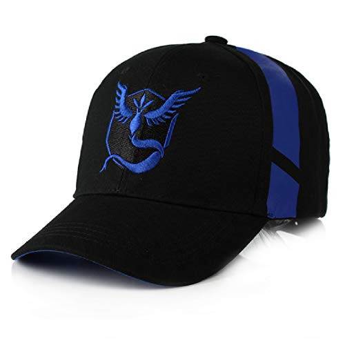 OYSTERBOY Pocketmon Go Gym Team ValorMysticInstinct Embroidery Baseball Cap Blue  Mystic