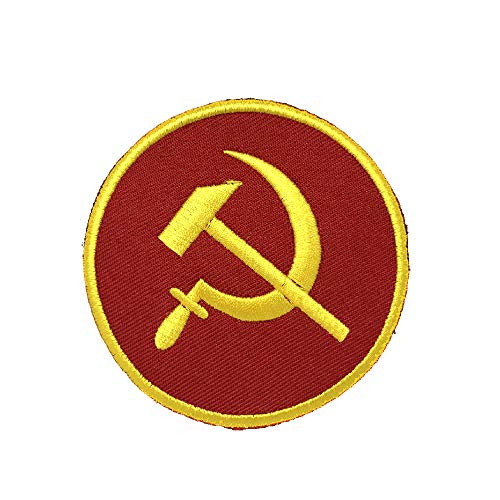 OYSTERBOY Communism Party Peoples Republic Embroidered Arm Patch Hook Backing