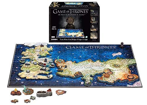 Game of Thrones 4D Puzzle of Westeros & Essos