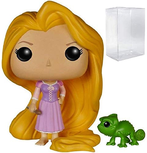 Funko Pop! Disney Princess: Tangled - Rapunzel & Pascal Vinyl Figure (Bundled Pop Box Protector Case)