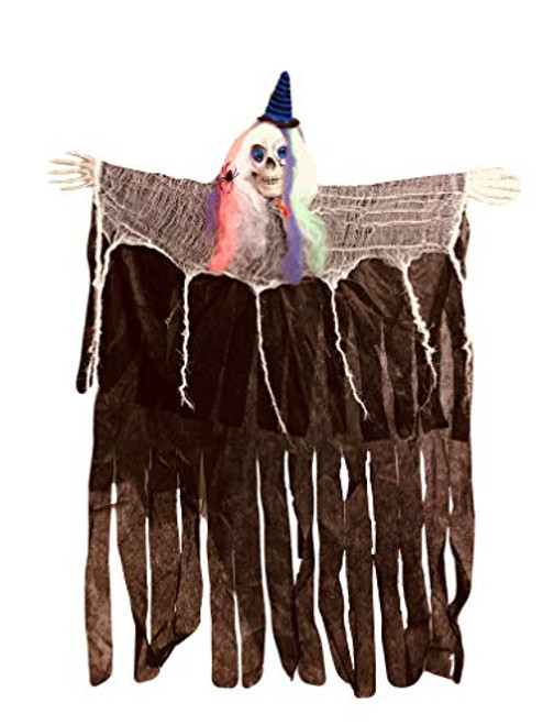 Hanging Halloween Skeleton Grim Reaper Witch Decoration