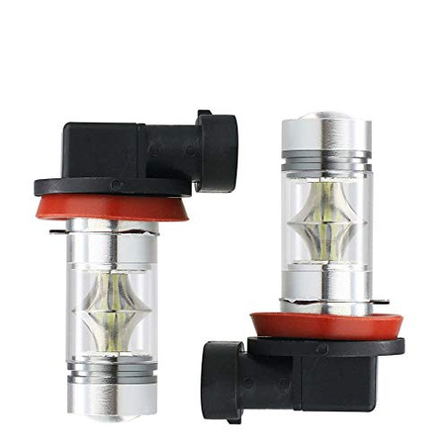 2 x 8000K Ice Blue H8 H11 H9 100W LED Fog Light Headlight Bulb 2323 Projector Fog Driving Light Bulbs