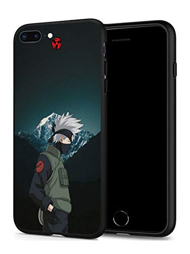 iPhone 7 Plus Case iPhone 8 Plus Case Anime Comic Series Protection Cover Back Case for iPhone 7 Plus 8 Plus NarutoKakashi