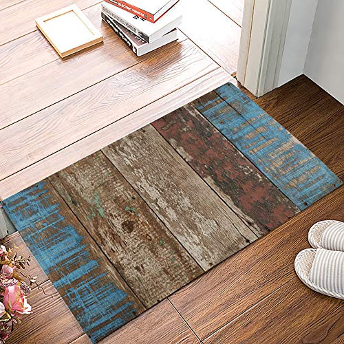 FAMILYDECOR Entrance Door Mat Rug IndoorOutdoorFront DoorShower Bathroom Doormat NonSlip Shoe Scraper Carpet 18 X 30  Vintage Rustic Old Wooden Board FAMILYDECOR Entrance Door Mat Rug IndoorOutdoorFront DoorShower Bathroom Doormat NonSlip Shoe Scraper Carpet 18 X 30  Vintage Rustic Old Wooden Board