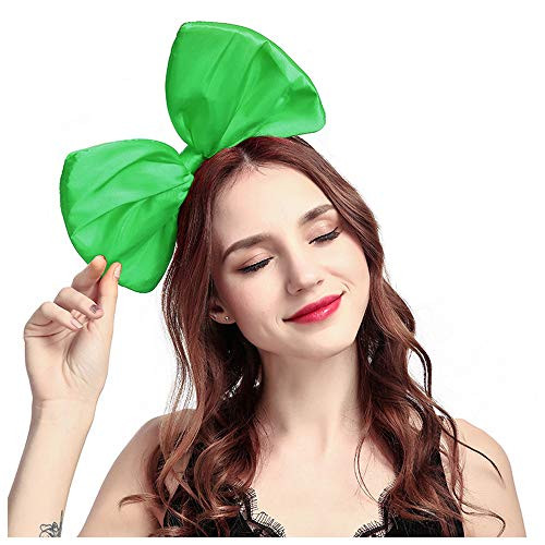 Huge Bow Headband Big Bowknot Hair Bands Headpiece Women Bow Hairband Hair Hoop Holiday Party Decoration Cosplay Costume Cute Christmas Halloween Headdress Handmade Hair Accessories 1 Pack Green Huge Bow Headband Big Bowknot Hair Bands Headpiece Women Bow Hairband Hair Hoop Holiday Party Decoration Cosplay Costume Cute Christmas Halloween Headdress Handmade Hair Accessories 1 Pack Green