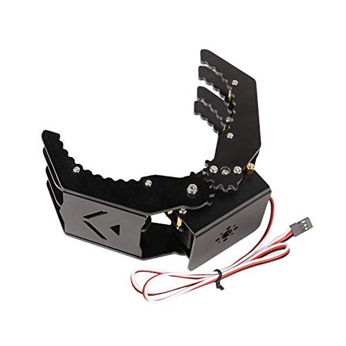 Hiwonder Mechanical Robot Arm ClawGripper Robot Gripper Black Mechanical Claw with servo