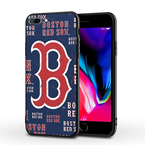 KSFNC iPhone 7 Plus Case 8 Plus Case 55Baseball Team Design Cover Cases for Apple iPhone 78 Plus Redsoxbos