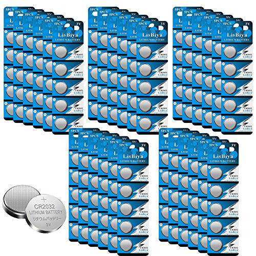 CR2032 3 Volt 230 mAh Lithium Coin Cell Battery 145 Packs
