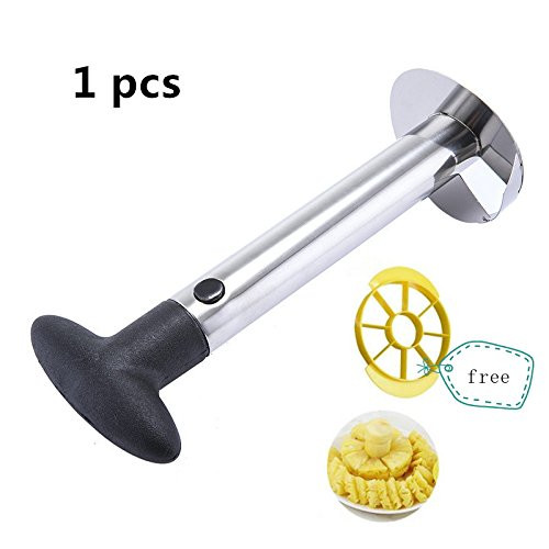 KingPig Stainless Steel Pineapple Peeler Pineapple Corer Pineapple Slicer Kitchen Gadget 1pcs