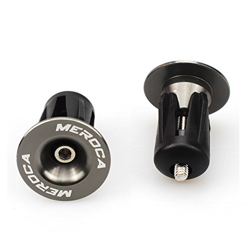 FOMTOR Bar End Plugs 2 Pack Aluminum Handlebar End Plugs Bar End Caps Handlebar Plugs for Road Bike Mountain Bike MTB Ti FOMTOR Bar End Plugs 2 Pack Aluminum Handlebar End Plugs Bar End Caps Handlebar Plugs for Road Bike Mountain Bike MTB Ti