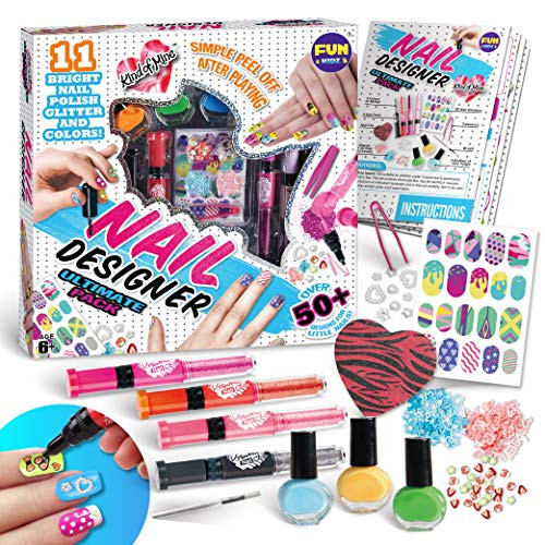 Nail Polish Pens FunKidz Nail Art Kit NonToxic Peel Off Nail Polish Set For Kids With 4 Color Glitter And Acrylic Nail Sticker 3D Nail Decoration Kits Great Gift?Kits Nail Polish Set For Girls Nail Polish Pens FunKidz Nail Art Kit NonToxic Peel Off Nail Polish Set For Kids With 4 Color Glitter And Acrylic Nail Sticker 3D Nail Decoration Kits Great Gift?Kits Nail Polish Set For Girls
