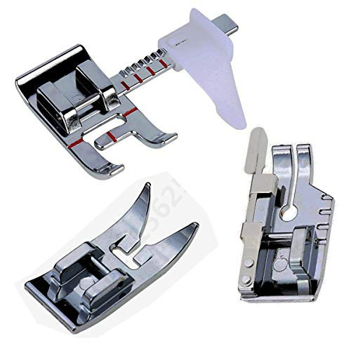YRDQNCraft 3pcs Sewing Machine Presser Foot SetAdjustable Guide Sewing Machine Presser Foot14 Quilting Patchwork Presser Foot with Edge GuideZig Zag Presser Foot for Singer Brother Babylock YRDQNCraft 3pcs Sewing Machine Presser Foot SetAdjustable Guide Sewing Machine Presser Foot14 Quilting Patchwork Presser Foot with Edge GuideZig Zag Presser Foot for Singer Brother Babylock