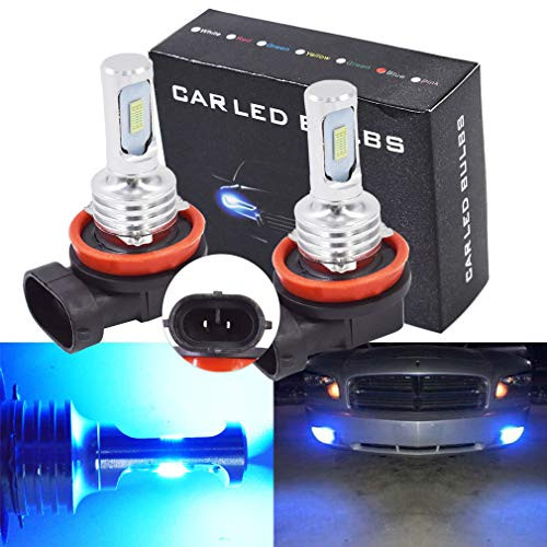 2X H11 H8 H9 H16 8000K Ice Blue 35W LED Fog Lights Bulbs Kit Fog Driving Light