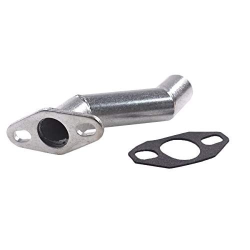 UAUS 3240mm Silver Short Offset Intake Manifold Carburetor WGasket For 49cc 60cc 66cc 80cc Motorized Bicycle Bike