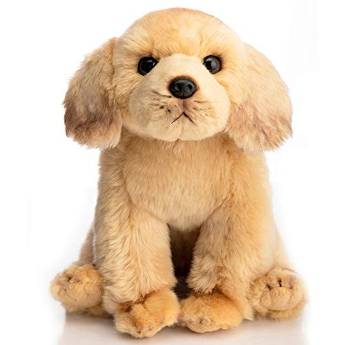 HollyHOME Golden Retriever Plush Puppy Stuffed Animal Realistic Dog Plush Toy Pet Gift for Kids 14 Inch