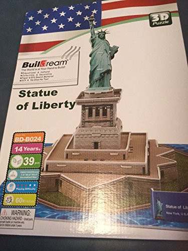 Statue of Liberty 3D Puzzle 39 Pieces