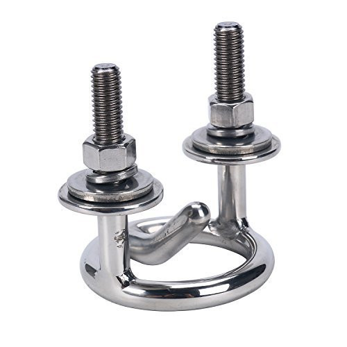 Marine Stainless Steel Transom Mount Ski Tow Hook for Boats