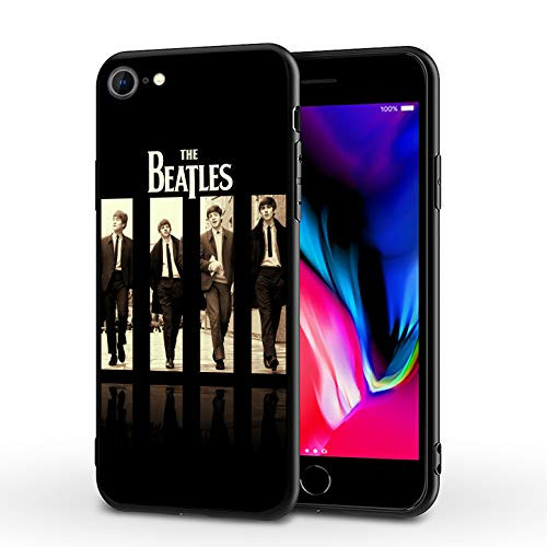 EMBCOD iPhone SE 2020 CaseiPhone 7 CaseiPhone 8 CaseRock Band Silicone Bumper Frame and PC Back Cover Cases for iPhone 78SE2020 47 Beatles