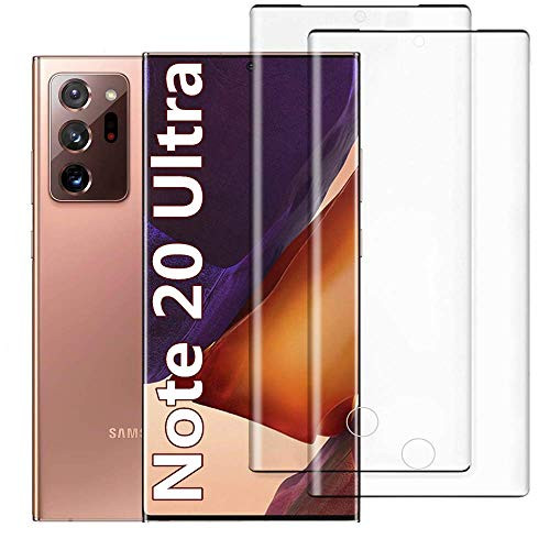 Galaxy Note 20 Ultra 5G Tempered Glass Screen Protector 2 Pack Fingerprint Sensor Support No Bubble Full Coverage for Samsung Galaxy Note 20 Ultra 5G Galaxy Note 20 Ultra 5G Tempered Glass Screen Protector 2 Pack Fingerprint Sensor Support No Bubble Full Coverage for Samsung Galaxy Note 20 Ultra 5G