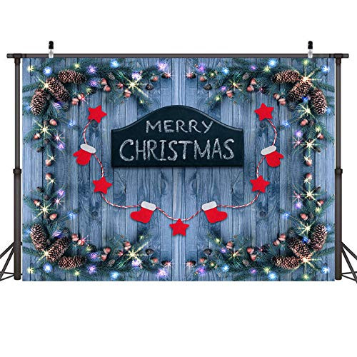 Fly Christmas Backdrop Xmas Backdrops Christmas Wood Backdrop Christmas Night Photography Backdrops 7x5ft