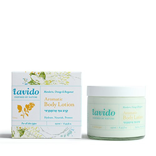 Lavido  Natural Aromatic Body Lotion Mandarin 845 fl oz  250 ml  Clean NonToxic Skincare