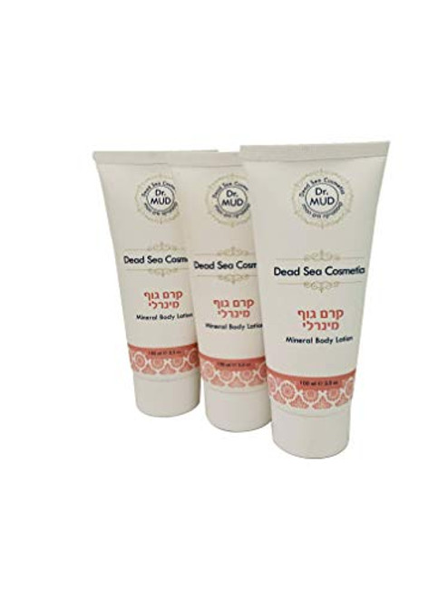 Dr MUD Dead Sea Mineral Body Lotion 100 ML Pack of 3 Dr MUD Dead Sea Mineral Body Lotion 100 ML Pack of 3