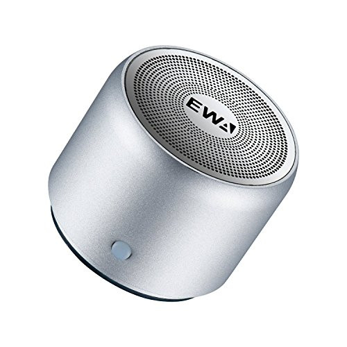 EWA A106 Portable Mini Bluetooth Speaker with Passive Radiator, Powerful Sound, Enhanced Bass, Tiny Body Loud Voice, Perfect Wireless Speaker For Shower, Travel, Outdoor, Echo Dot, Hiking and More