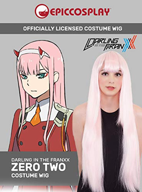 HI GIRL!Darling in the franxx anime wig role playing Cosplay Halloween Party long Blue Straight Wig ZERO TWO HI GIRL!Darling in the franxx anime wig role playing Cosplay Halloween Party long Blue Straight Wig ZERO TWO