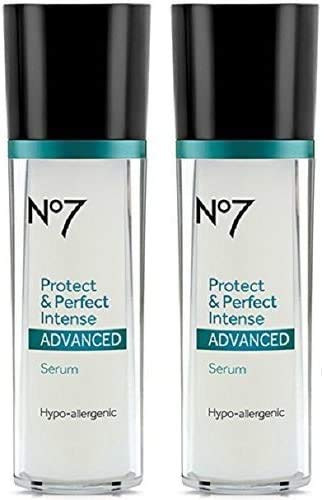 Boots No7 Protect  Perfect Intense Advanced Anti Aging Serum Bottle  1 oz Double Pack