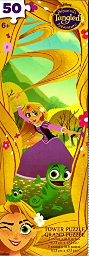 Disney Rapunzels Adventure Tangeled  50 Piece Tower Jigsaw Puzzle  v3