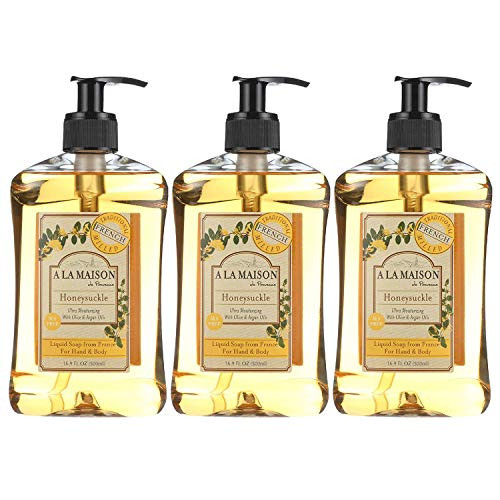 A La Maison de Provence Liquid Soap Honeysuckle 169 Fl Oz Pack of 3 A La Maison de Provence Liquid Soap Honeysuckle 169 Fl Oz Pack of 3