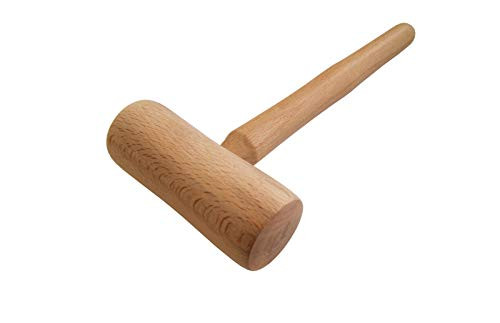 Hardwood Meat and Crab Tenderizer Mallet  Chicken Pounder for Tenderizing Steak Beef  Wooden Handle Mallet Hammer  Easy Use  Light Kitchen Tools
