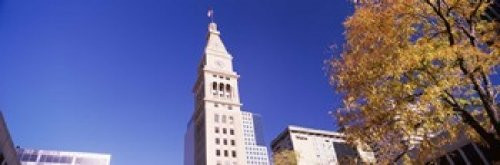 Posterazzi Low angle view of a Clock tower Denver Colorado USA Poster Print 36 x 12
