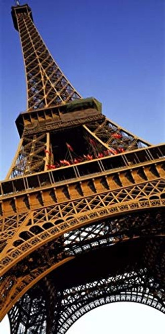 Posterazzi Low angle view Eiffel Tower Paris Ilede France Poster Print 24 x 12 Posterazzi Low angle view Eiffel Tower Paris Ilede France Poster Print 24 x 12