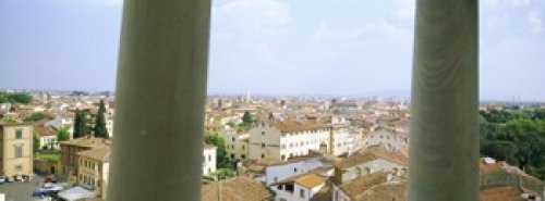 Posterazzi City viewed from the Leaning Tower Piazza Dei Miracoli Pisa Tuscany Italy Poster Print 36 x 13